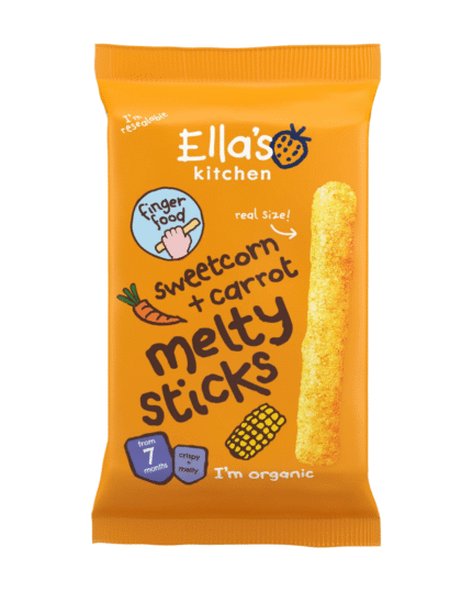 Ella’s Kitchen Sweetcorn & Carrot Melty Sticks 7+ Months