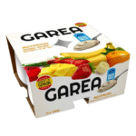 Buy Garea Multifruits Yoghurt 4 x 100g, a creamy Spanish long-life fruit yoghurt made with fresh milk. Calcium-rich, gluten-free and suitable from 12 months+.