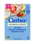Gerber Lil’ Bits Banana Strawberry Oatmeal Cereal 227g – 12 Months+