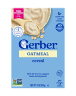 Gerber Oatmeal Cereal 454g – Iron-Fortified Baby Cereal 6+ Months