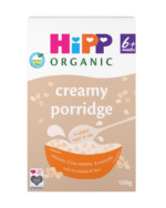 HiPP Organic Creamy Porridge 6+ Months – Iron & Calcium Baby Cereal 160g
