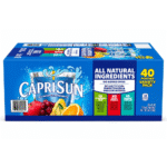 Capri Sun All Natural Ingredients Fruit Juice Drink Variety Pack – 40 Pouches