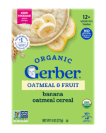 Gerber Organic Banana Oatmeal Cereal 12 Months+ 227g