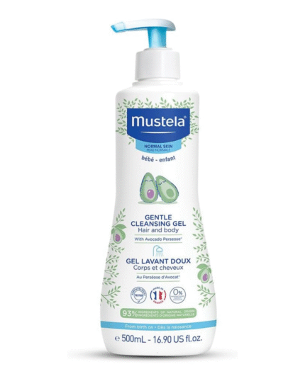 Mustela Gentle Cleansing Gel 500ml for Babies & Kids – Hair & Body Wash